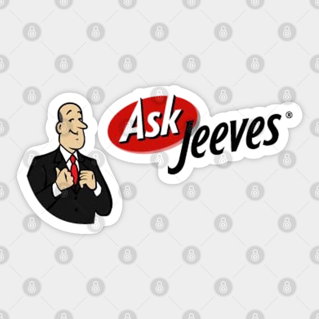 Ask Jeeves Sticker by jordan5L